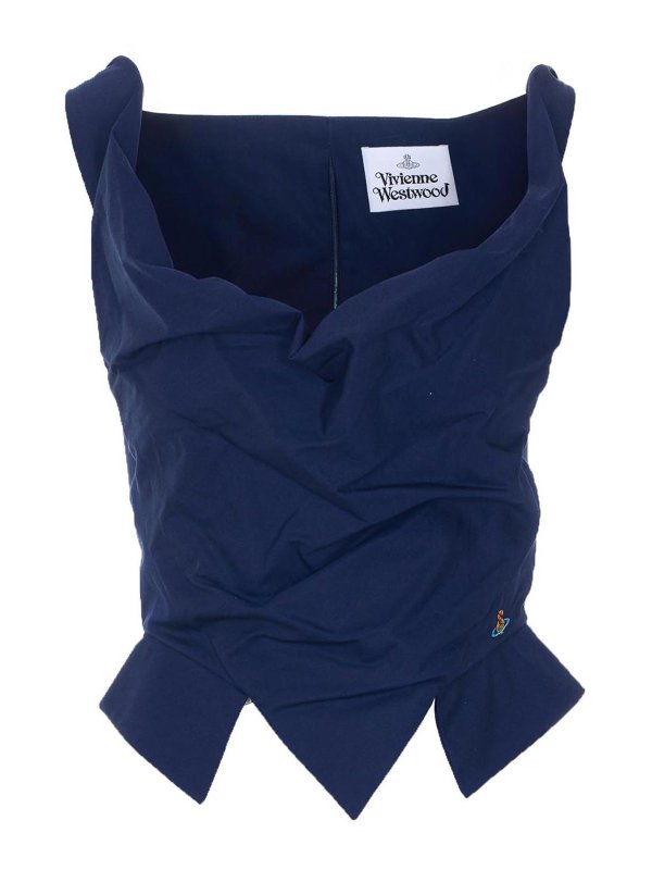 VIVIENNE WESTWOOD: トップス＆タンクトップ - トップ/タンクトップ - ブルー