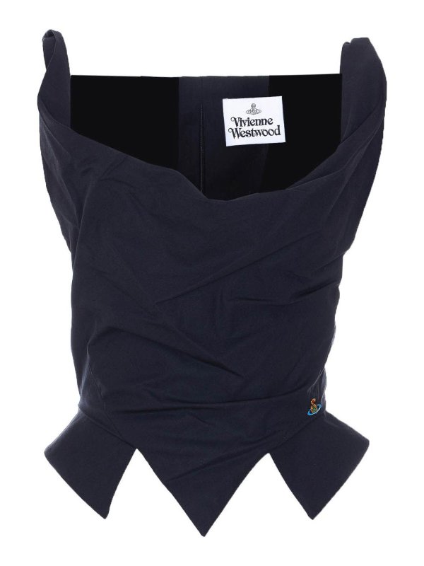 VIVIENNE WESTWOOD: トップス＆タンクトップ - トップ/タンクトップ - 黒