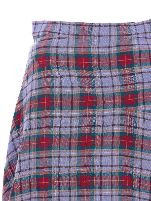 膝丈/ミディスカート - マルチカラー Replica 
online: VIVIENNE WESTWOOD