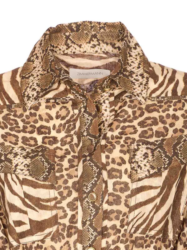 Robe Courte - Multicolore shop online: ZIMMERMANN