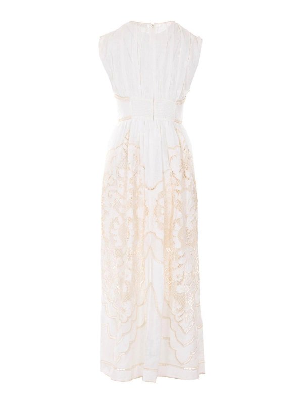 ZIMMERMANN: Strickpullover mit Rundhalsausschnitt online - Rundhalspullover - Weiß