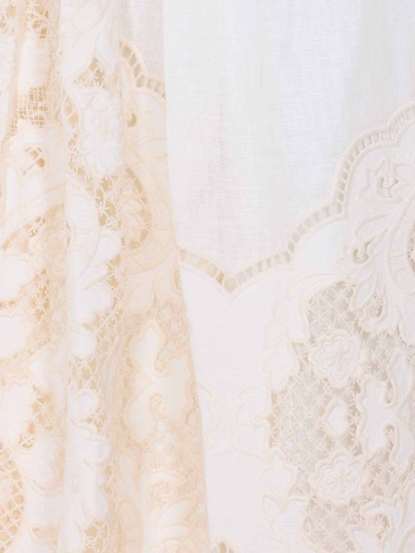 The Best Shops ZIMMERMANN: Strickpullover mit Rundhalsausschnitt - Rundhalspullover - Weiß