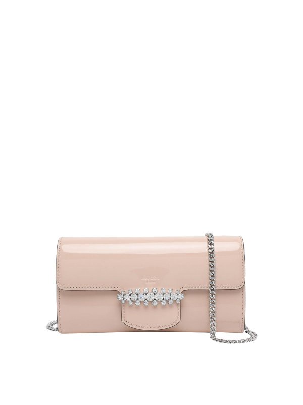 JIMMY CHOO: 財布＆ポーチ - 財布 - ヌードカラー