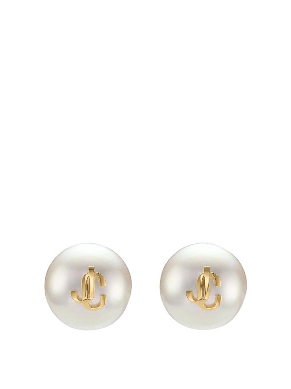JIMMY CHOO: Pendientes - Pendientes - Blanco