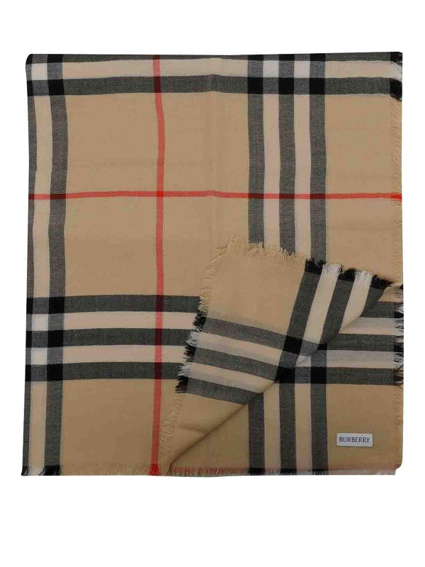 BURBERRY: Écharpes - Écharpe - Beige