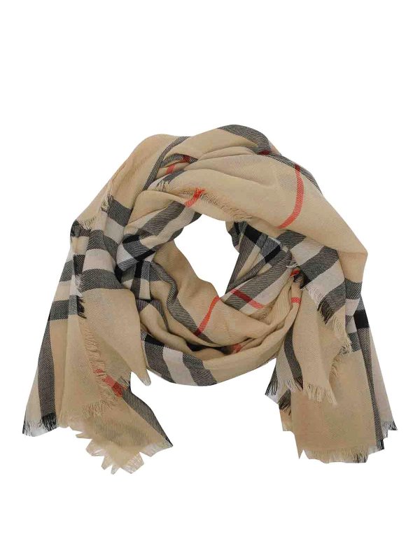BURBERRY: Écharpes online - Écharpe - Beige