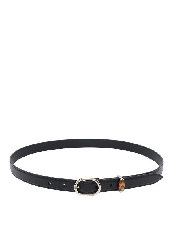 GUCCI: belts - Oval Buckle Thin Belt