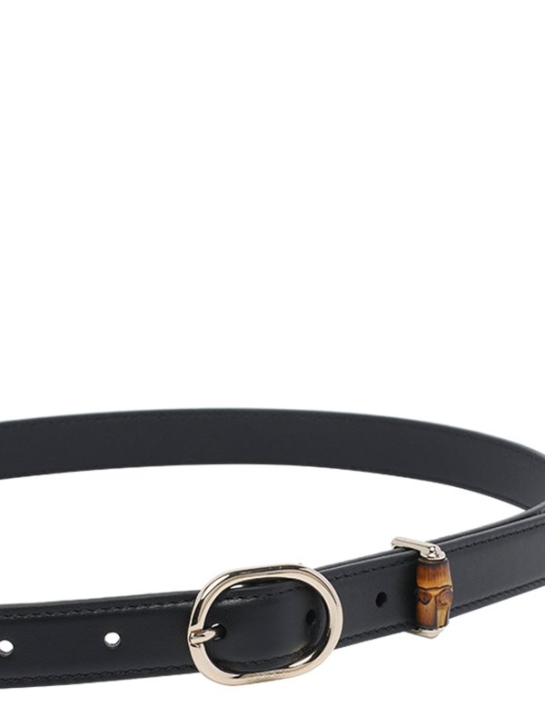 GUCCI: belts online - Oval Buckle Thin Belt