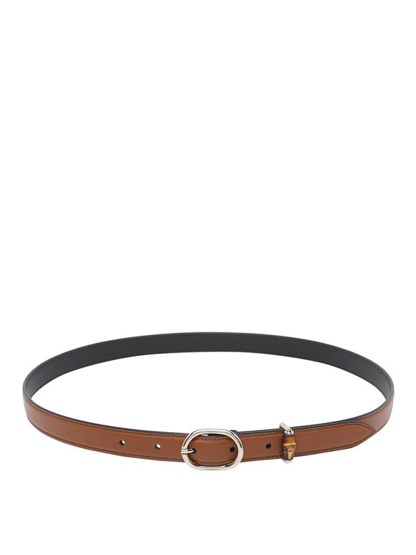 GUCCI: belts - Oval Buckle Thin Belt