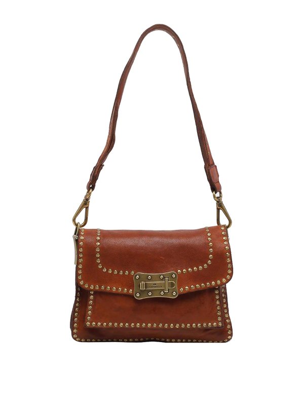 CAMPOMAGGI: クロスボディバッグ - クロスボディバッグ - ブラウン