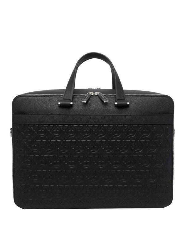 FERRAGAMO: laptop bags & briefcases - Monogram Briefcase