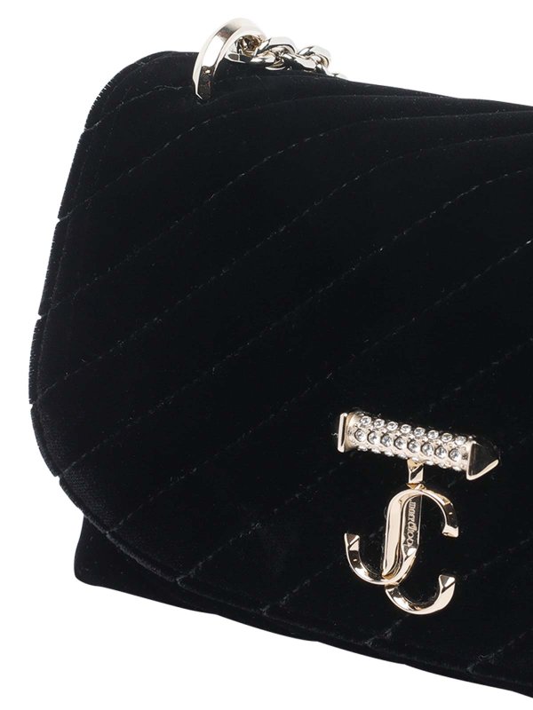 クロスボディバッグ - 黒 shop online: JIMMY CHOO