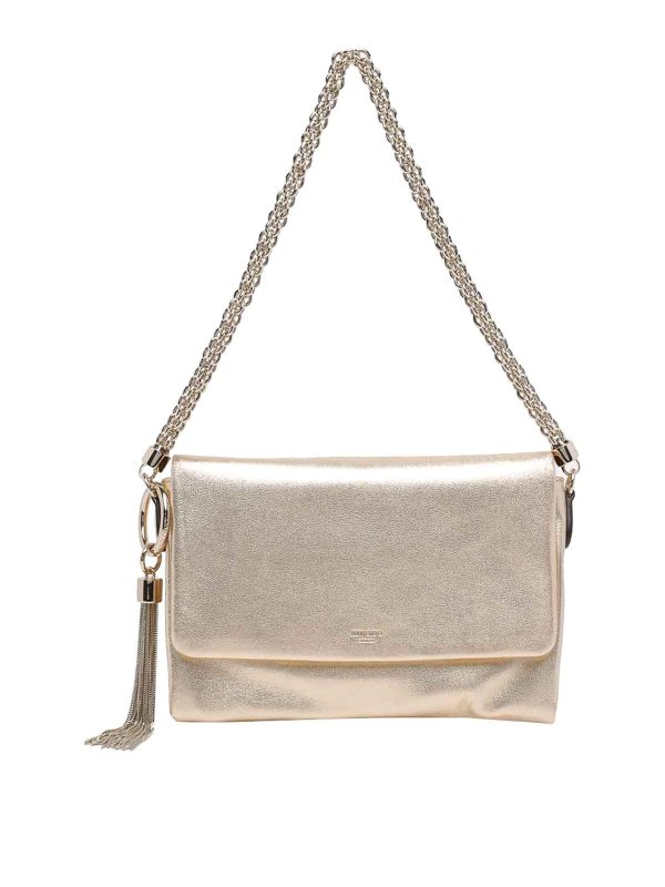 JIMMY CHOO: ショルダーバッグ - ショルダーバッグ - 金