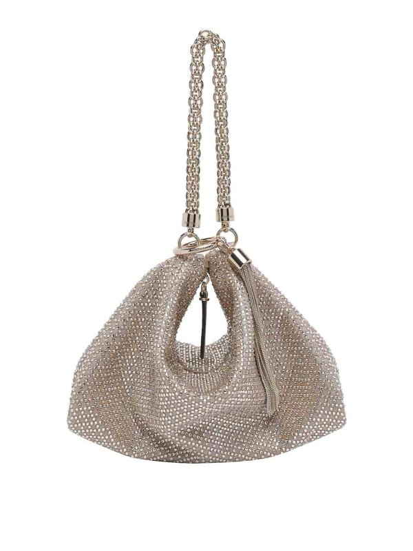 JIMMY CHOO: Clutch - Pochette - Or