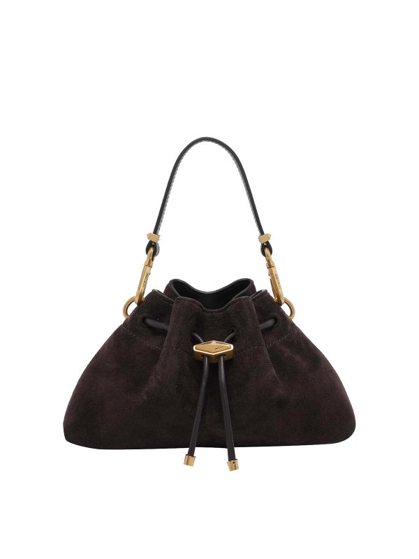 JIMMY CHOO: Schultertaschen - Schultertasche - Braun