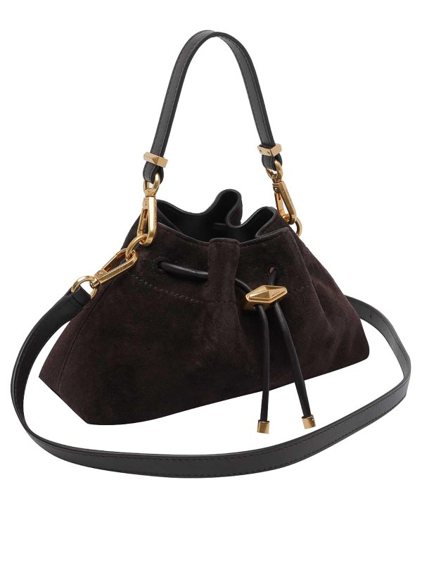 JIMMY CHOO: Schultertaschen online - Schultertasche - Braun