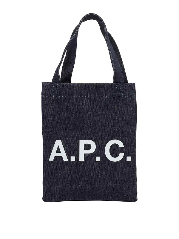 A.P.C.: Handtaschen - Shopper - Blau