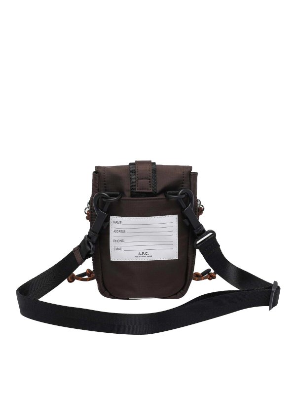 The Best Shops A.P.C.: クロスボディバッグ - クロスボディバッグ - ブラウン