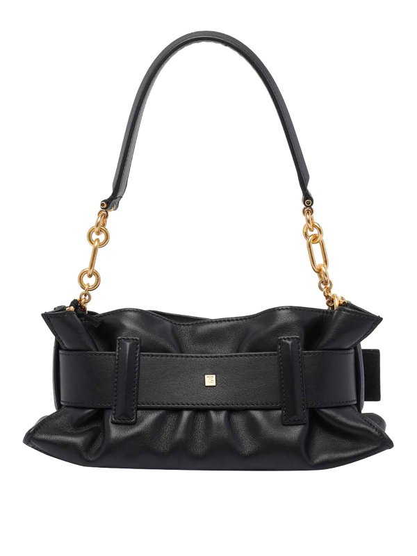 The Best Shops Balmain: Schultertaschen - Schultertasche - Schwarz