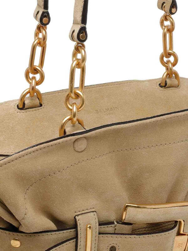 Schultertasche - Beige shop online: Balmain