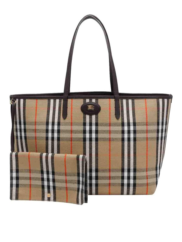 トートバッグ - ブラウン shop online: BURBERRY