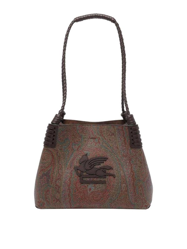 ETRO: Handtaschen - Shopper - Braun