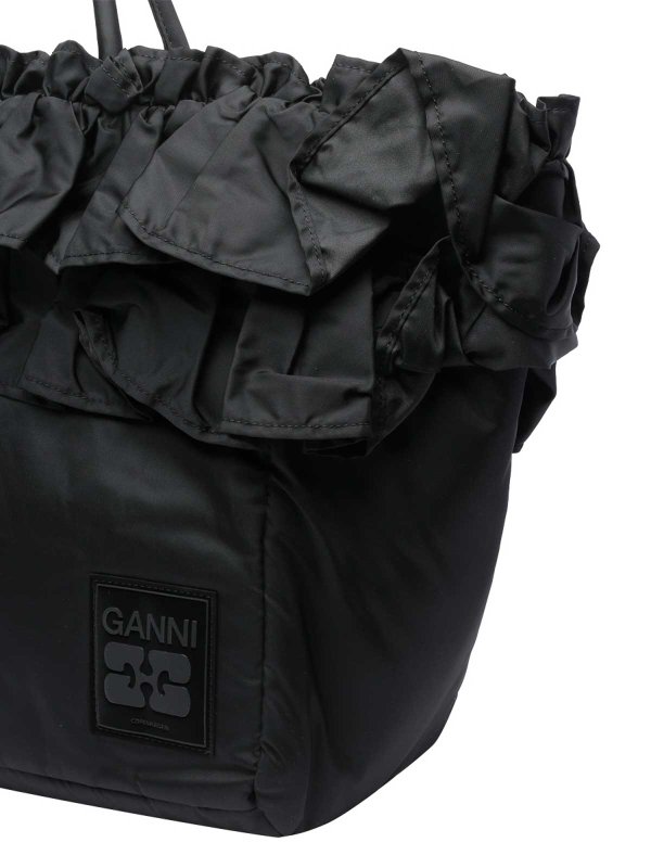 トートバッグ - 黒 shop online: GANNI