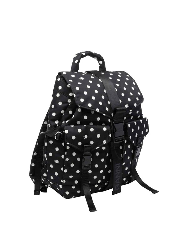 GANNI: backpacks online - Dots Re-Tech Backpack