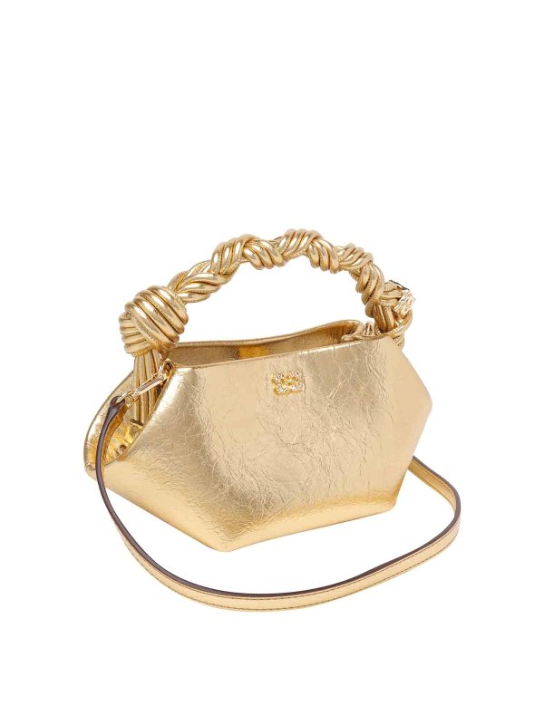 GANNI: Handtaschen online - Shopper - Gold