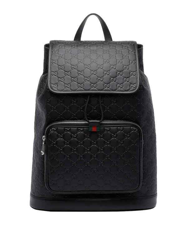 GUCCI: backpacks - Medium Gg Emblem Backpack