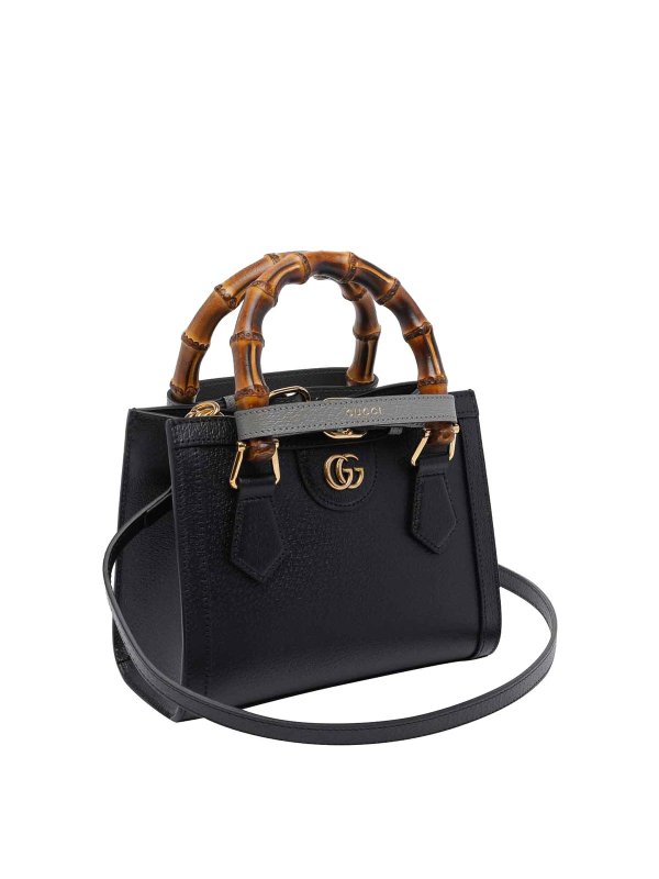 GUCCI: totes bags online - Black Diana Small Shopping Bag