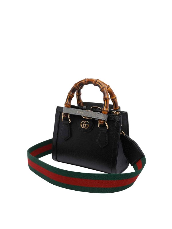 Black Diana Small Shopping Bag shop online: GUCCI