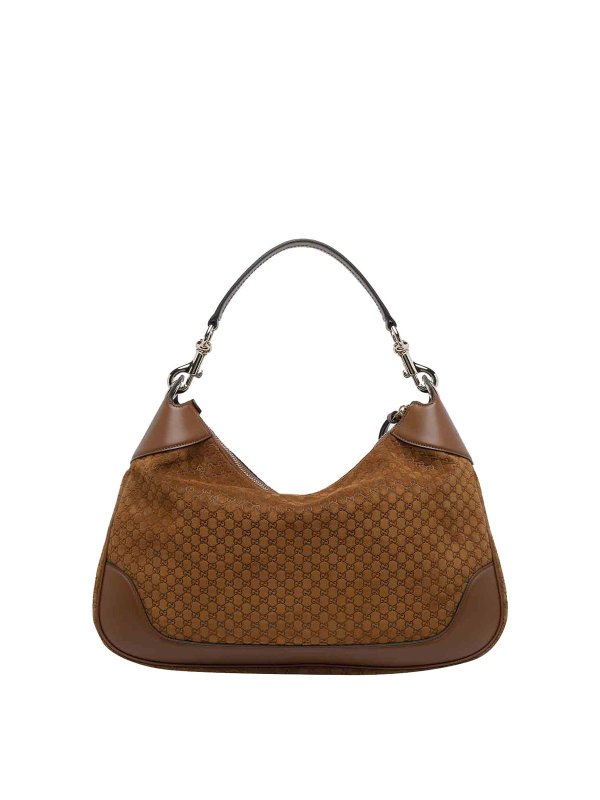 The Best Shops GUCCI: shoulder bags - Brown Medium B Shoulder Bag
