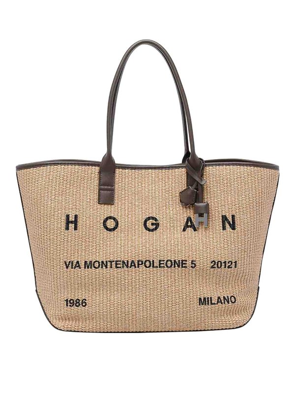 HOGAN: Handtaschen - Shopper - Braun
