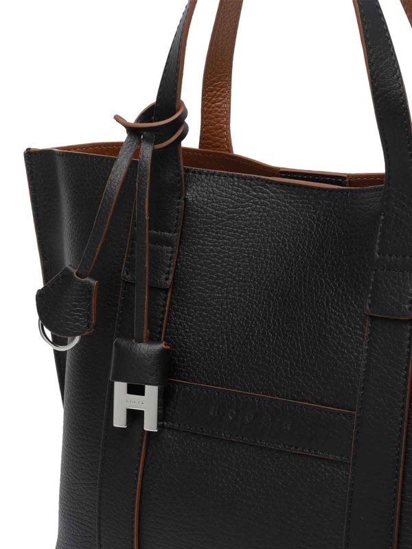 トートバッグ - 黒 shop online: HOGAN