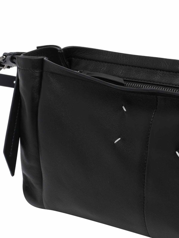 クロスボディバッグ - 黒 shop online: Maison Margiela