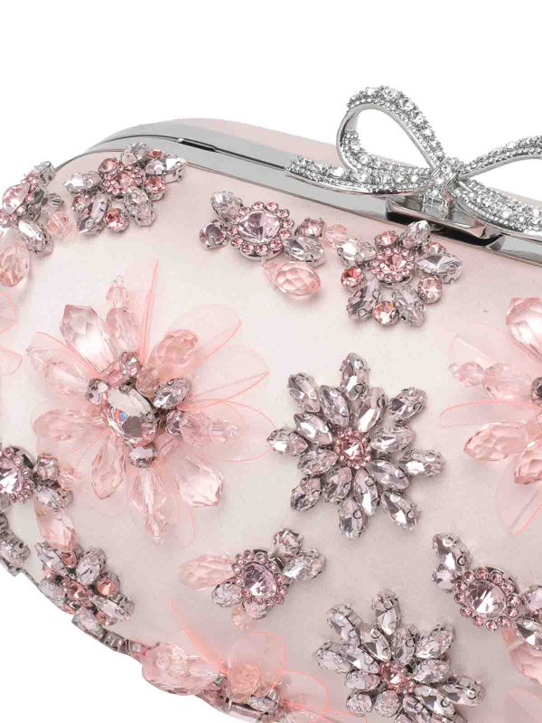 クラッチバッグ - ヌードカラー shop online: Self Portrait