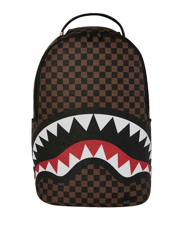 SPRAYGROUND: backpacks - Brown Check 2 Backpack