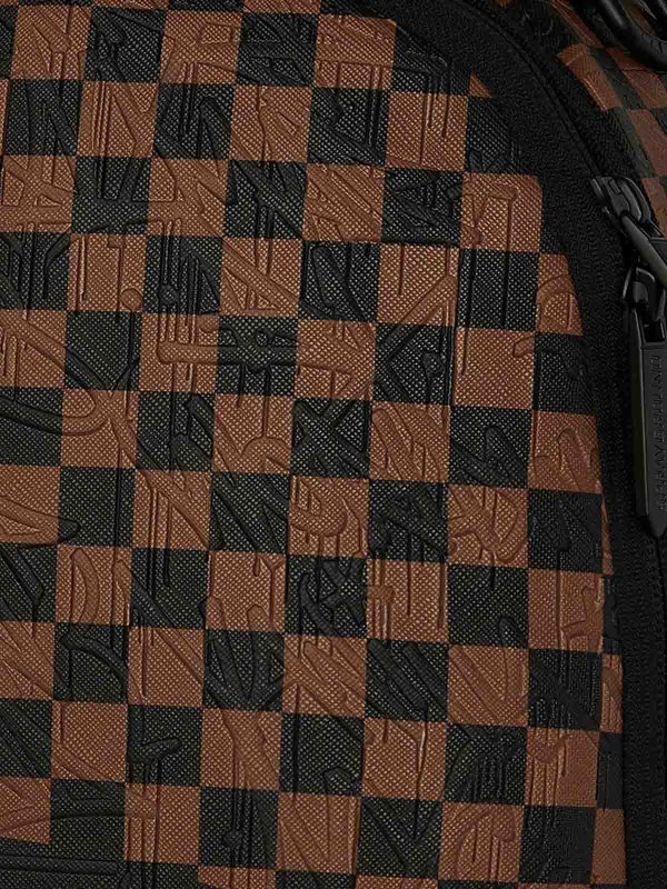 Brown Check 2 Backpack shop online: SPRAYGROUND