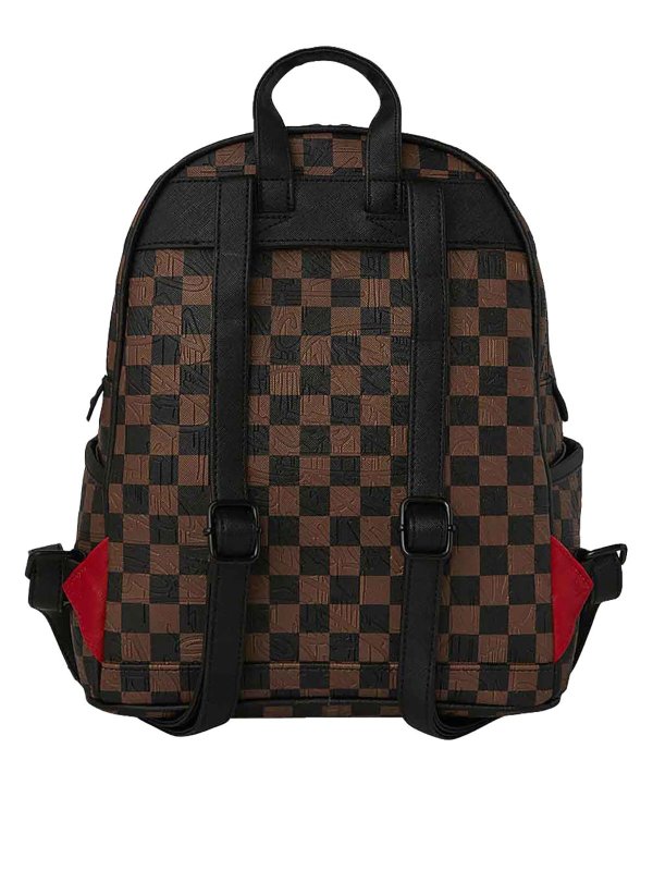 The Best Shops SPRAYGROUND: backpacks - Brown Check 2 Backpack