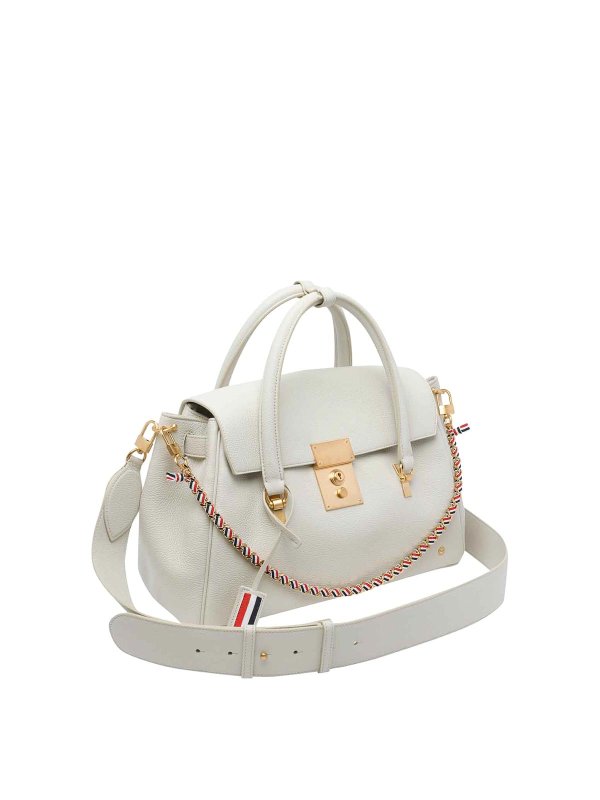 THOM BROWNE: Handtaschen online - Shopper - Weiß