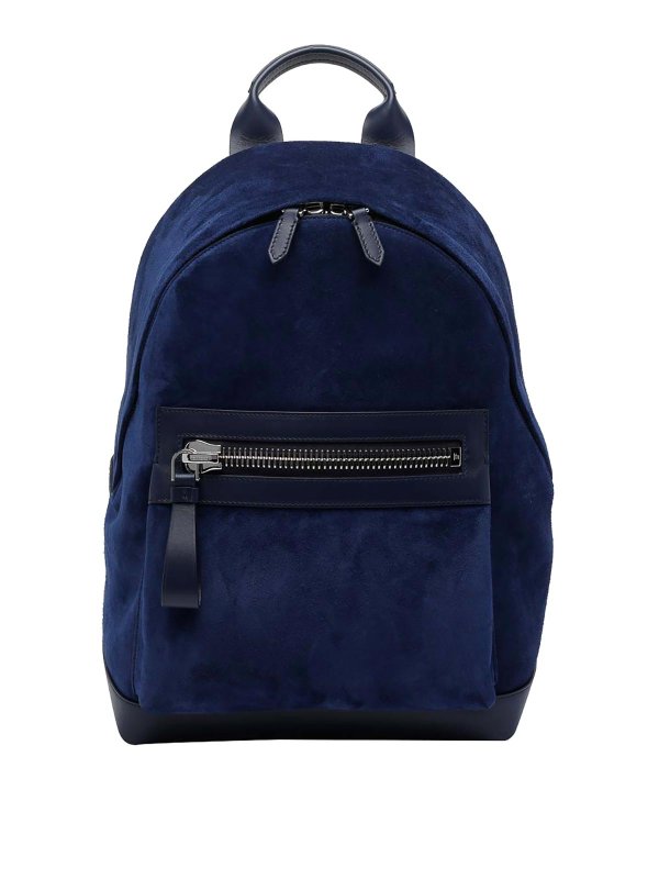 TOM FORD: backpacks - Blue Backpack
