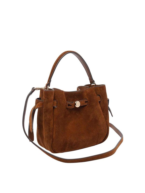 TORY BURCH: バケットバッグ online - バケットバッグ - ブラウン