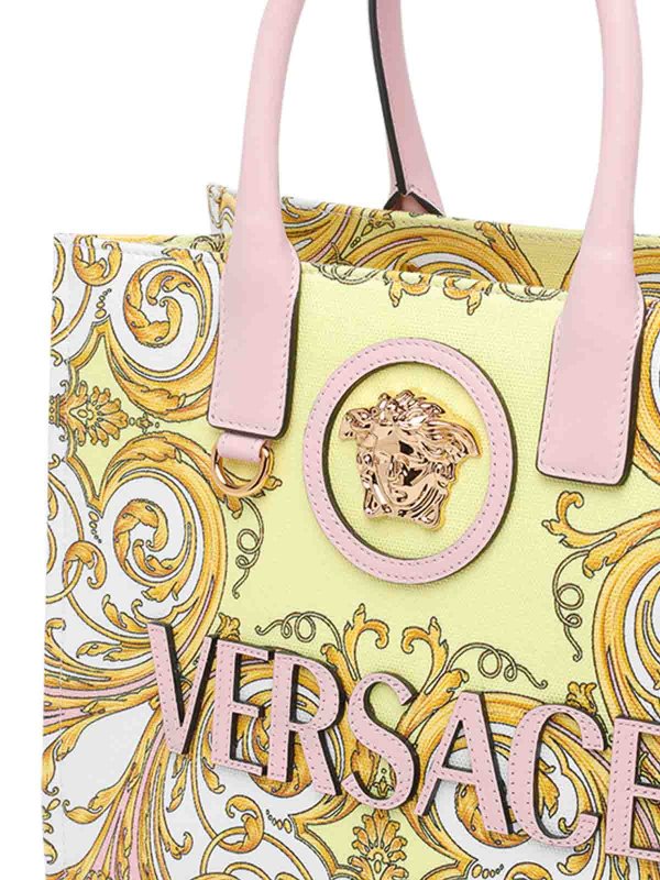 トートバッグ - ヌードカラー shop online: VERSACE
