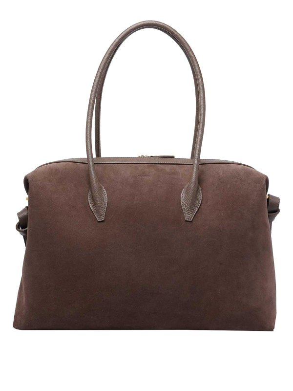 YUZEFI: ショルダーバッグ - ショルダーバッグ - ブラウン