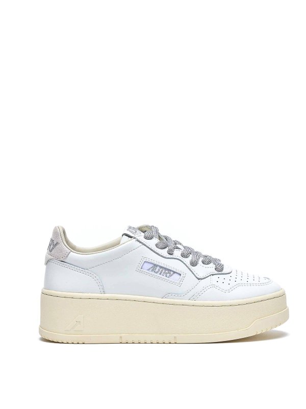 AUTRY: trainers - White Platform Sneakers