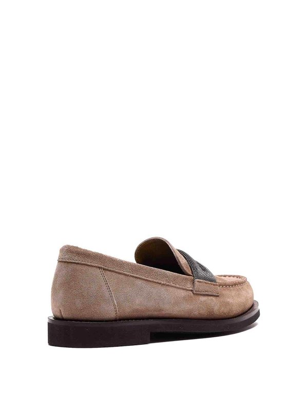 BRUNELLO CUCINELLI: ロファー＆スリッパ online - ローファー - ブラウン