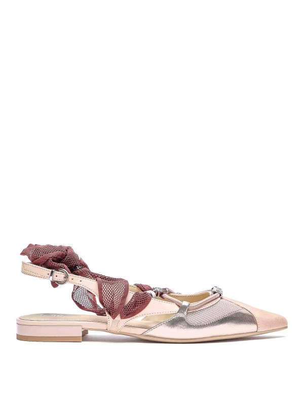 Pinko: flat shoes - Gianira Slingback Ballets
