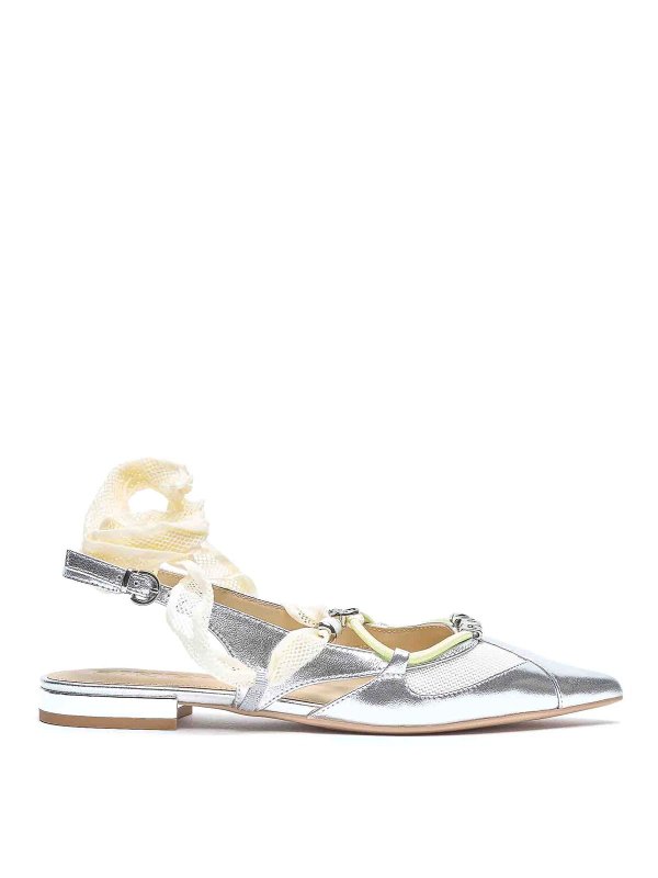 Pinko: flat shoes - Gianira Slingback Ballets