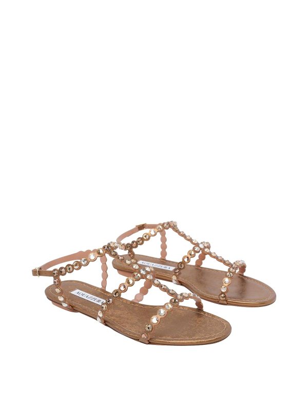 Aquazzura: フラットシューズ online - フラットシューズ - ブラウン